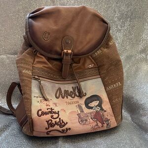 Anekke Brown Backpack